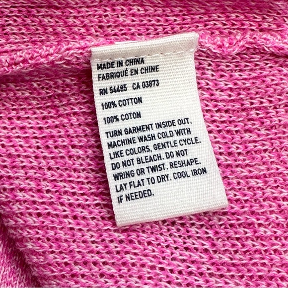 American Eagle Outfitters Mixed
Stich Scoop Neck Off The Shoulder Sweater Pink M - Picture 7 of 8